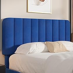 VECELO Full Size Bed Frame with Upholstered