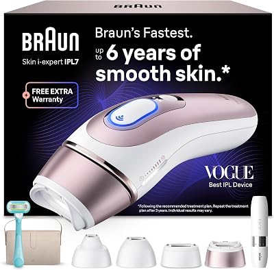 Epilateur Lumiere Pulsee Intelligent Skin i·expert PL7442, Blanc