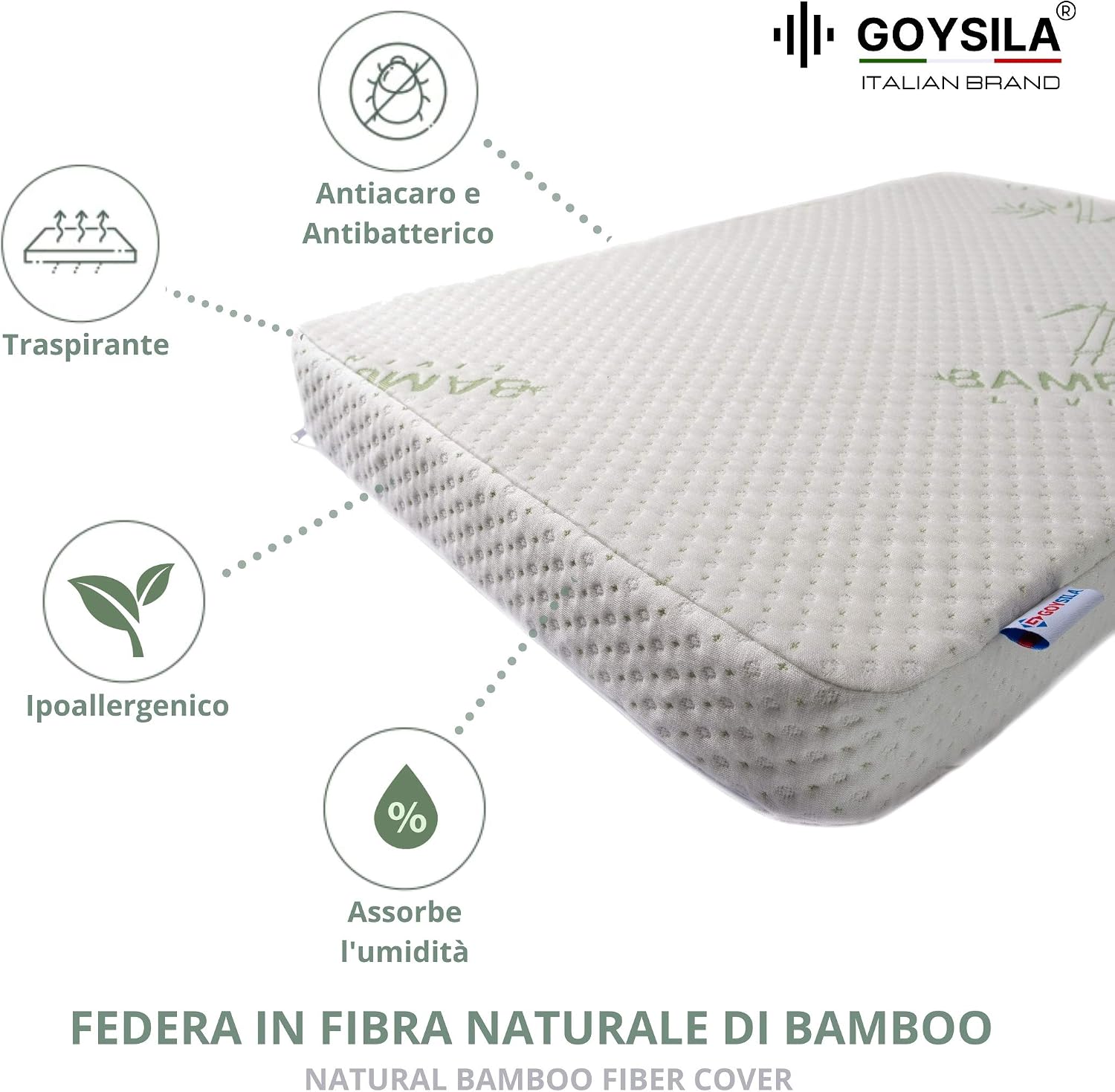 GOYSILA Next to Me Baby Crib Mattress Oeko-Tex Certified 80x53x7cm Hypoallergenic Anti Dust Mite Bamboo Cover Compatible Nexttome Cosleeping Cot Next2Me Babylo Cozee Lullago Magic - Image 4