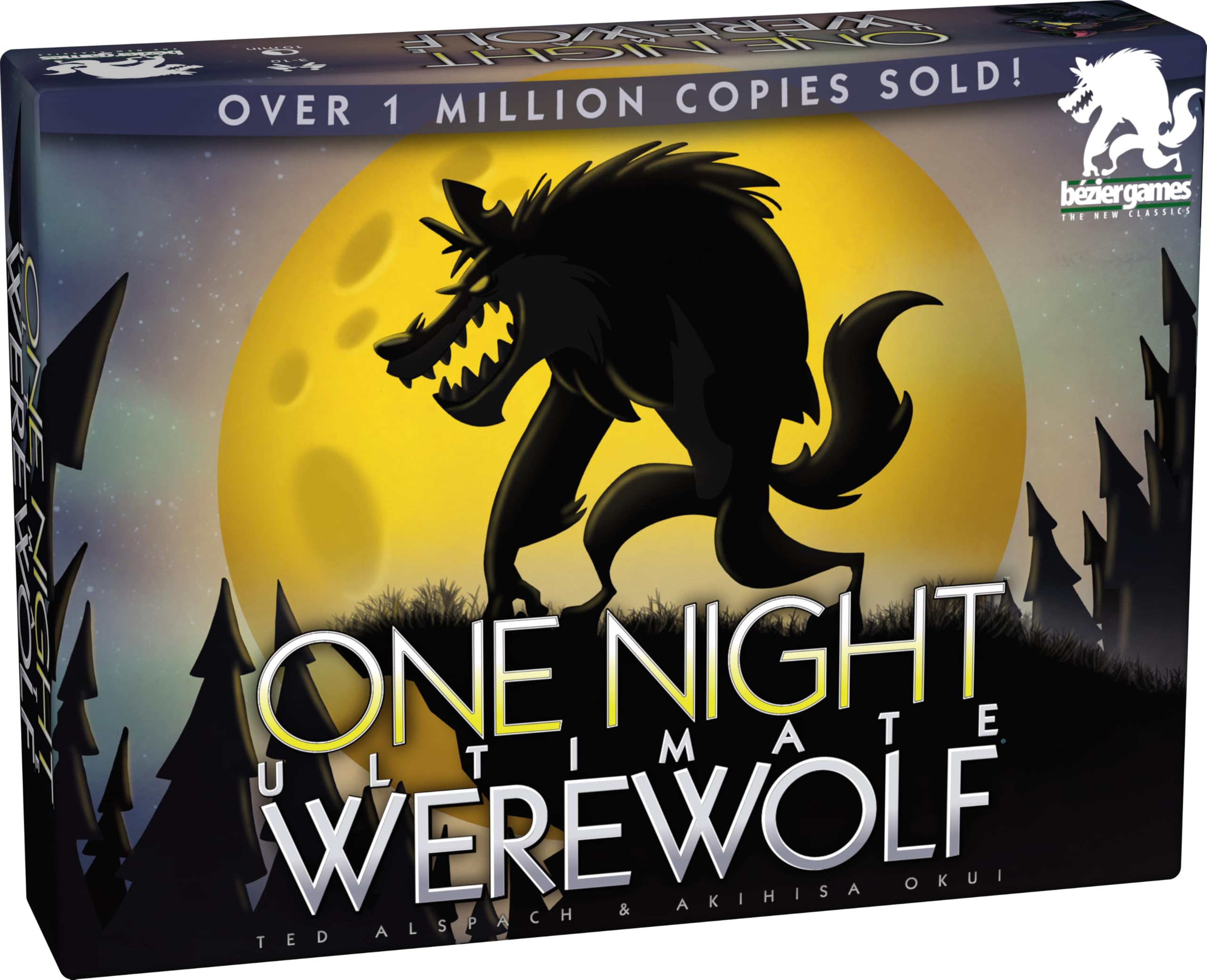 Bezier Games | One Night Ultimate Werewolf | Board Game | Ages 8+ | 3-10 Players | 10 Minutes Playing Time
