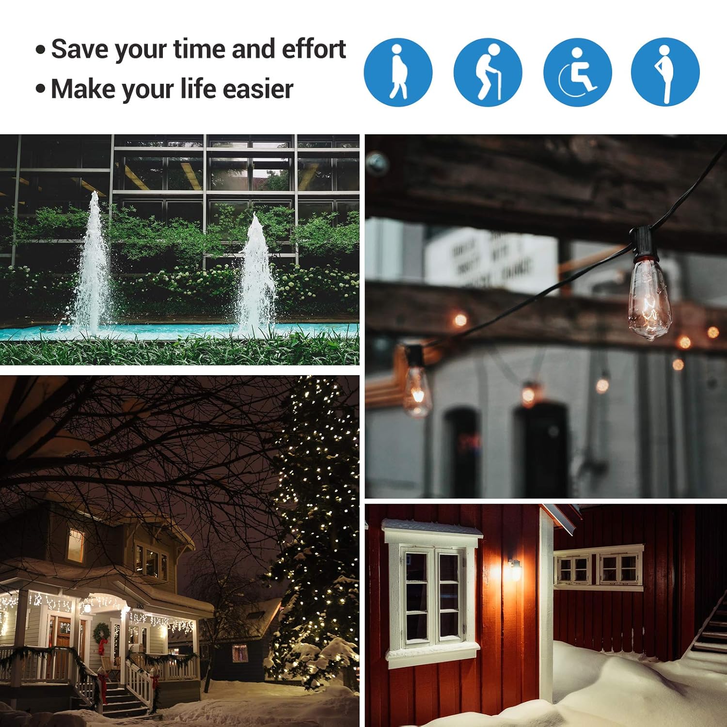 DEWENWILS Outdoor Remote Control Outlet with 2 FT Long Extension Cord, 15 AMP Heavy Duty Weatherproof Wireless Remote Controlled Light Switch, 100 Feet Range, UL Listed: Industrial & Scientific