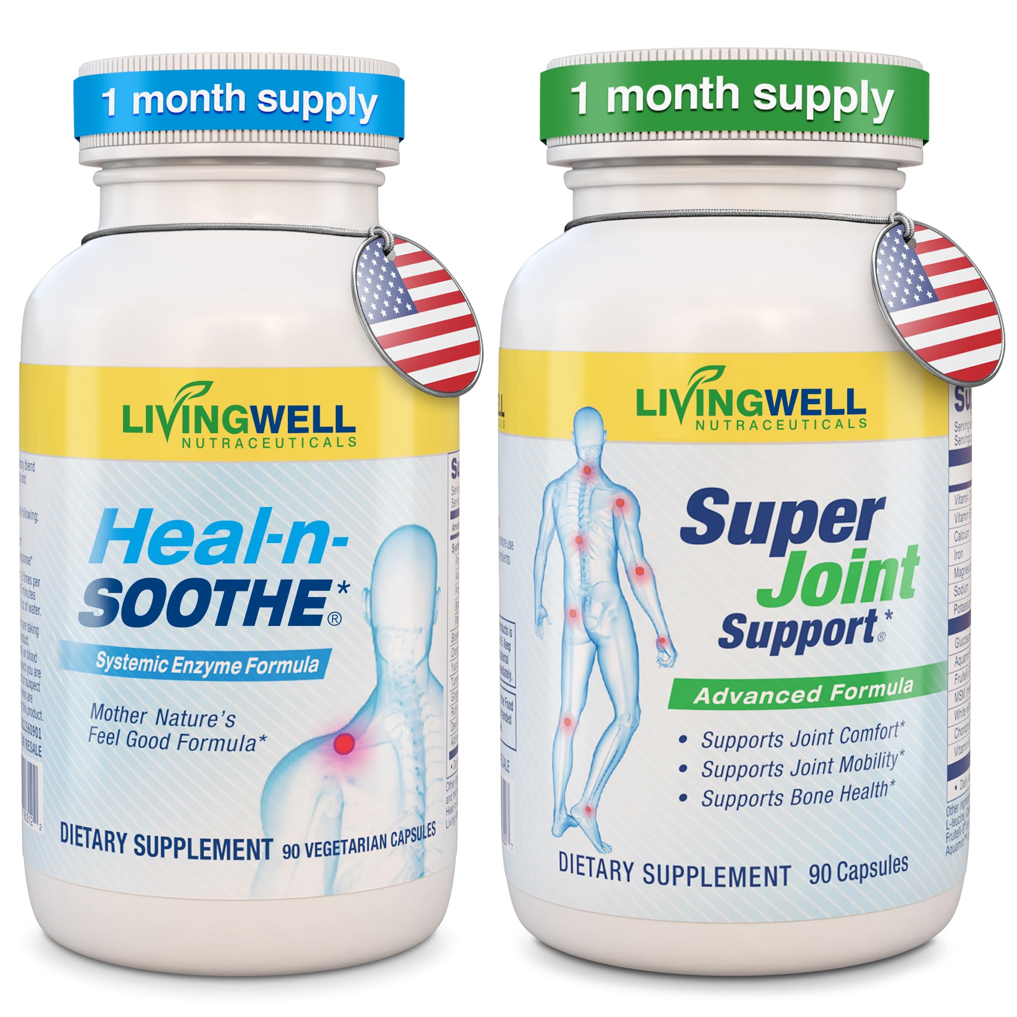 HEAL-N-SOOTHE and Super Joint Support - Natural Joint Supplements