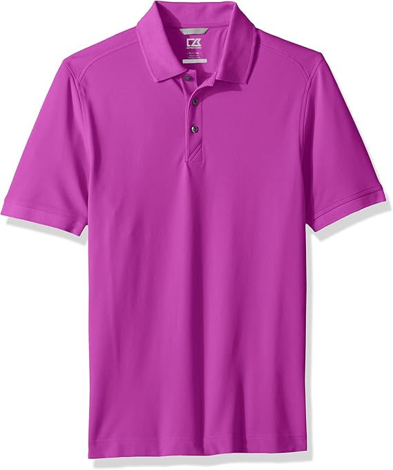 Cutter Buck Mens 35 UPF Short Sleeve Lightweight Cotton Advantage