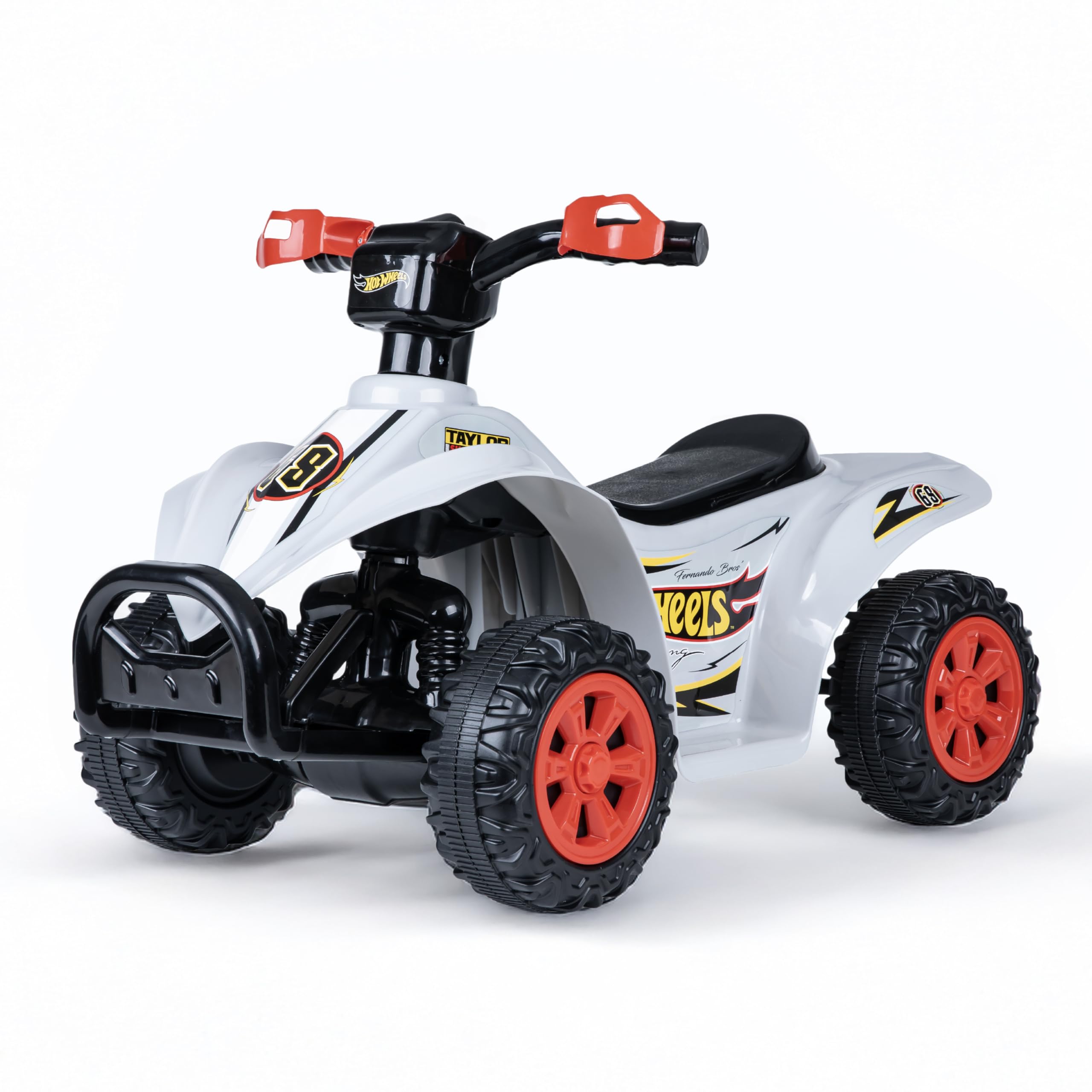 Hot Wheels - 6V ATV Quad for Kids, Powerful and Safe Ride-On Toy with Rechargeable Battery, Forward and Reverse Driving, Max Weight Capacity of 55 LBS, Ages 2-3 Years Image