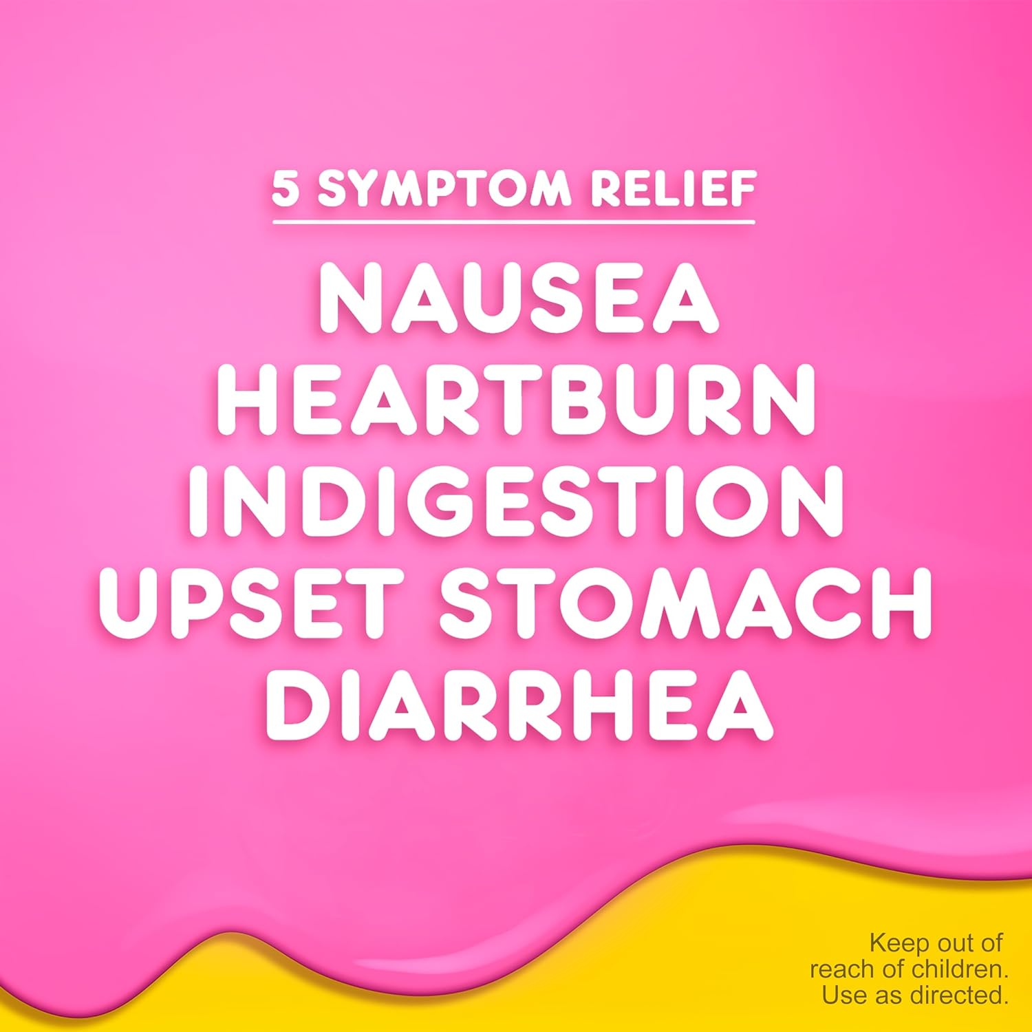 Pepto Bismol Digestive Medicine, Upset Stomach and Diarrhea Relief, Cherry, 30 Chewable Tablets: Health & Personal Care