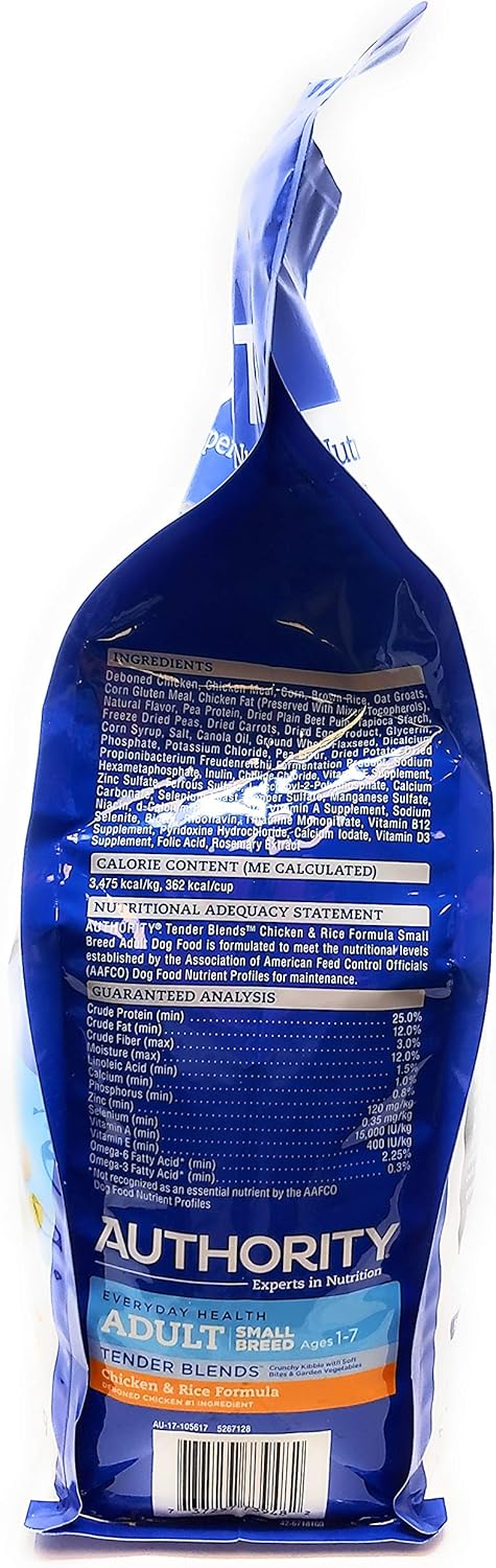 authority puppy tender blends