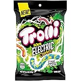 Trolli Electric Crawlers Sour Gummy Worms Candy, 6.3 oz | Sweet sour gummy worms, electric flavors, snacking, party candy, lunchbox