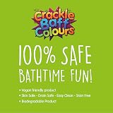 ZIMPLI Crackle Baff Colours 3 Bath Pack UK Made Vegans Safe Fun view 5