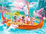 Playmobil 9133 Fairies Enchanted Fairy Ship Floats Water Glows In Dark Dolphin view 4
