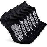 Busy Socks No Show Merino Wool Athletic Running Socks for Men Women,Low Cut Thin Soft Sport Wool Socks with Non-Slip Grips