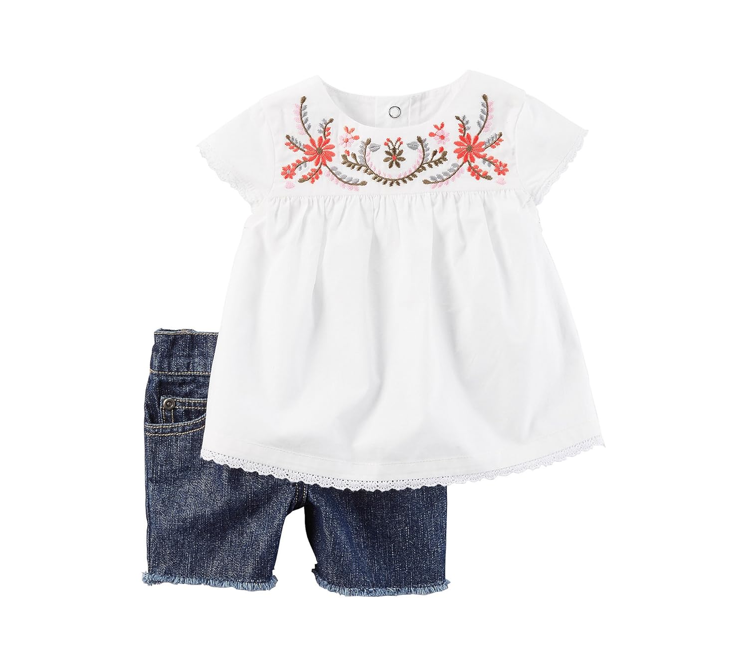 baby girl chambray shirt