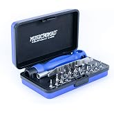 MusicNomad Premium 26 pc. Guitar Tech Screwdriver &amp; Wrench Set (MN229) | 26 Piece Screwdriver and Wrench Set for Guitar Electronics, Hardware, Setup and Routine Bench Work.
