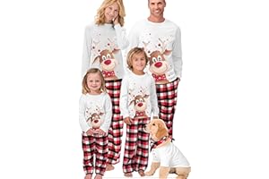 Oriental eLife Matching Family Christmas Pajamas Holiday Christmas Family Pajamas Sets Elf Family Matching Xmas Pjs Sleepwear