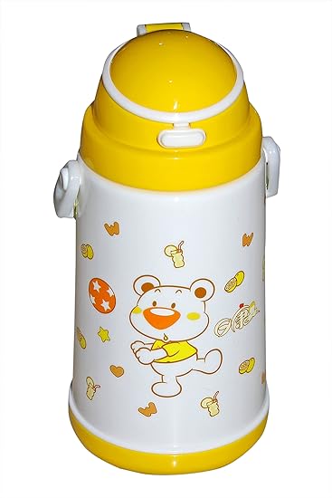 Baby Station Water Bottle For Kids - 700Ml (Yellow)