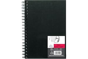 Canson Artist Series Sketchbook, Wirebound Journal, 5x7 inches, 160 Pages (65lb/96g) - Artist Paper for Adults and Students -