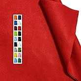 Red Felt Fabric - 1.6mm Thickness 36" X 18" Square Flexible Craft Felt by The Yard Soft Durable Felt Sheets for DIY Sewing Cushion Art Craft Project Supplies