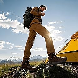 NORTIV 8 Men's Lightweight Hiking Boots Waterproof