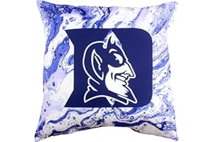 COLLEGE COVERS Duke Blue Devils 2 Sided Color Swept Decorative Pillow, 16", Made in The USA