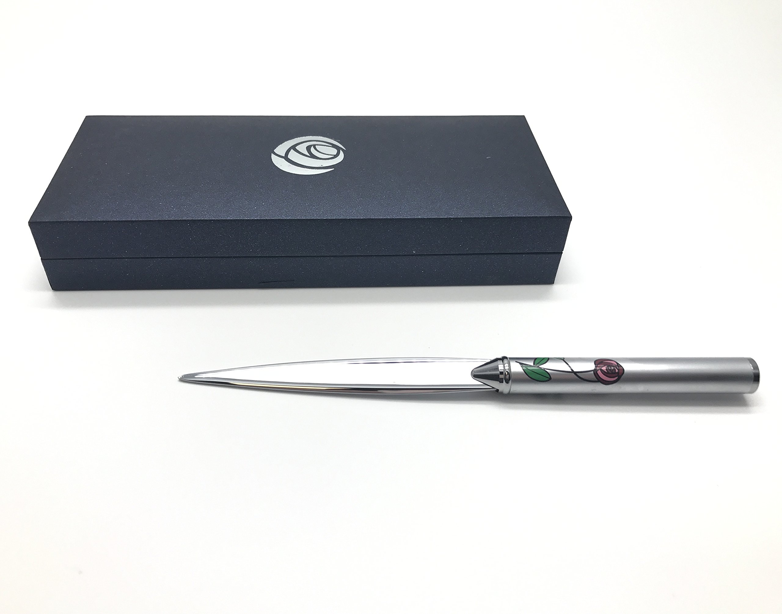 Ladies Gift Boxed Letter Opener - Charles Rennie Mackintosh Red Rose Design