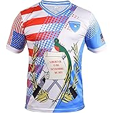 Fury USA Flag Mix Soccer Jersey - Guatemala Shirt - Camiseta Guatemala Jersey Hombres/Men/Women/Unisex
