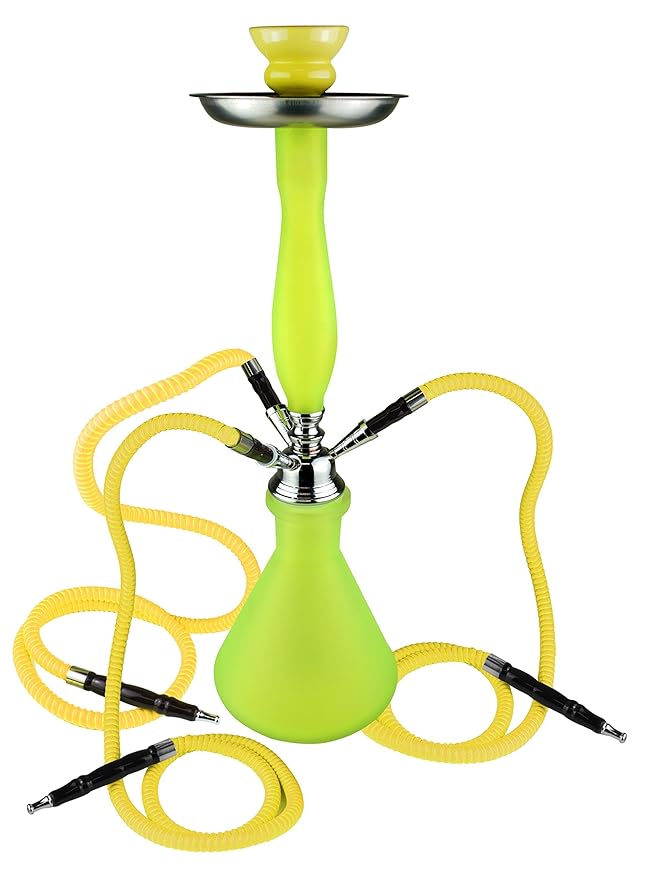 BAYLI 55cm Shisha mit Zubehör 3 x Schlauch orientalische