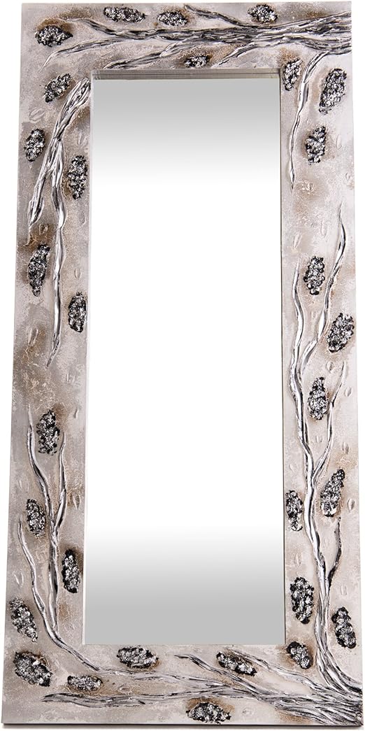 Lohoart L 1268 1 Espejo Sobre Lienzo Pintado Artesanal Espejo