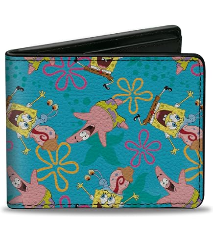 spongebob card binder Buckle-Down SquarePants Bifold Wallet Quantity:1 Sealed Case (16 Booster Boxes) tHe liNk-1 tHaT seArcHeS RFID Protected
