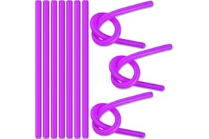 ENTERVENDING Bulk Toys - 10 Pcs Fluorescent Monkey Noodles Fidget Toy Pack - Kids Party Favors Bulk Stretchy Toys - Fidget Noodles Tactile Sensory Toys - Stretchy Strings for Kids