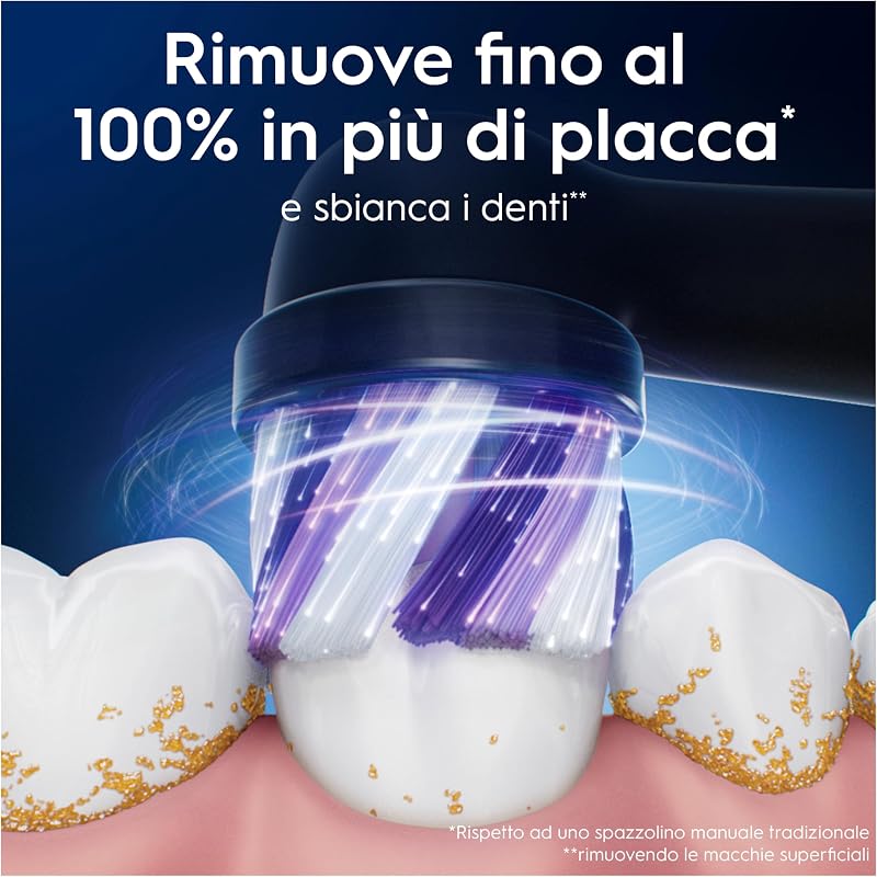 Testine di Ricambio iO Radiant White, Nere, 8 Ricambi
