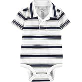 OSHKOSH B'GOSH baby-boys Short Sleeve Polo Bodysuit