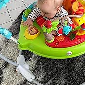 Fisher-Price CHM91 - Jumperoo Baby Hopser inkl. 12 Spielzeugen ...