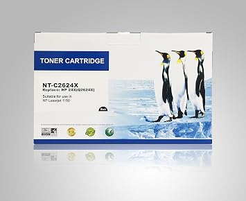 Amazon.com: Super de alimentación compatible HP 24 X Q2624 X Negro Cartucho  de tóner para impresora HP Laserjet 1150: Office Products
