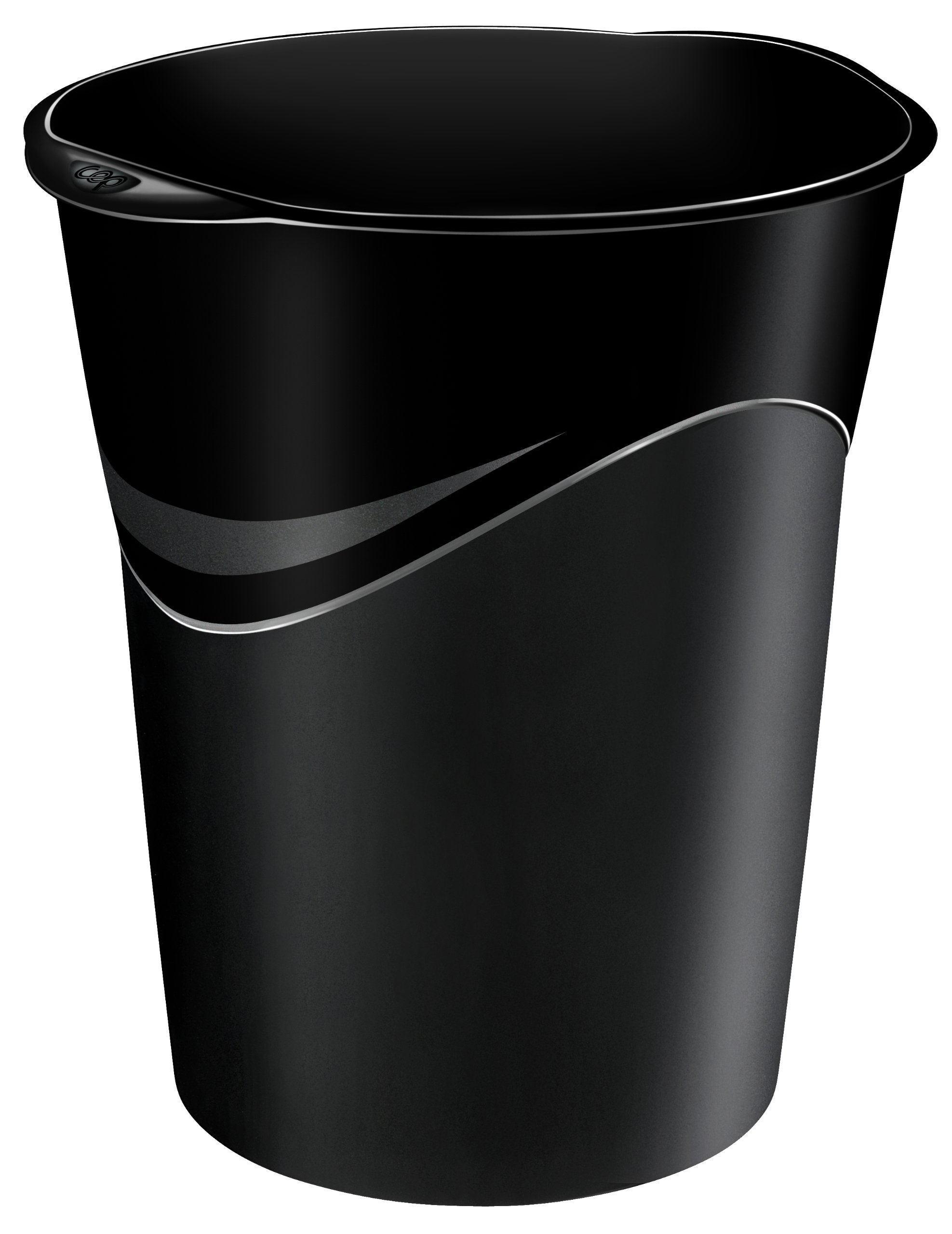 CEP 14 Litre Greenspirit Waste Bin Set - Black (Set of 12)