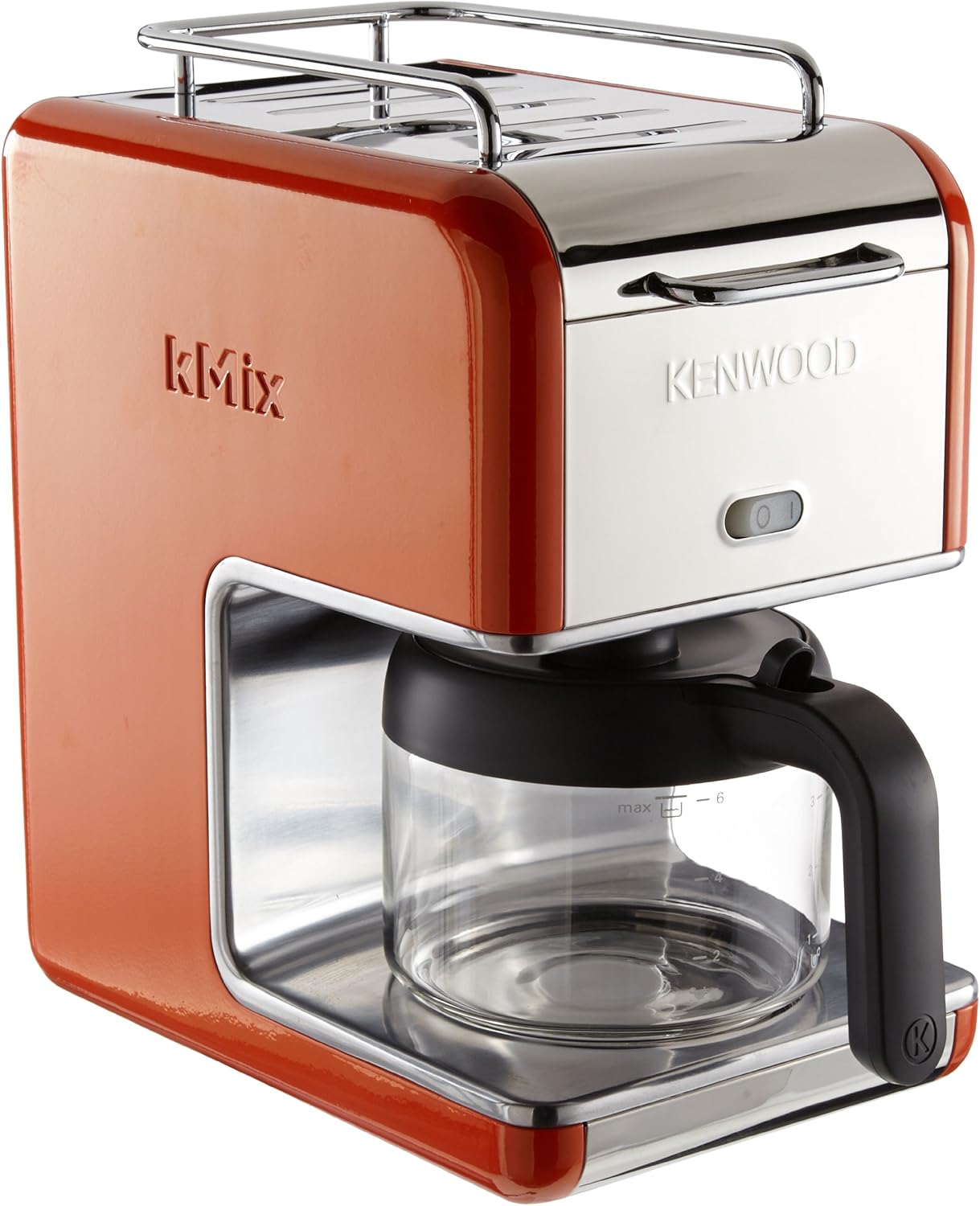 Kenwood kMix/CM 027 - Cafetera de goteo (6 tazas), color naranja