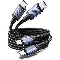 UGREEN 240W USB C to USB C Cable (2 Pack 10FT), 5A 48V Fast Charging Cord, PD 3.1 Type C to Type C Charger Cable, Braided USB