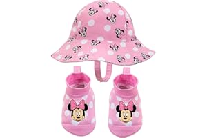 Disney Minnie Mouse Pink Sunny Fun Swim Hat and Booties Set - 0-12 Months