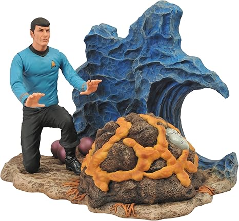 Amazon Co Jp スタートレック Tos 宇宙大作戦 ミスター スポック ジオラマフィギュアセット 地底怪獣ホルタ 約180mm 塗装済み完成品フィギュア ホビー 通販