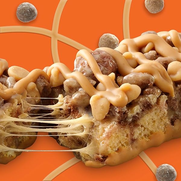REESE’S PUFFS CEREAL TREAT BARS, PEANUT BUTTER AND COCOA, SNACK BARS, 8 CT, 6.8 OZ