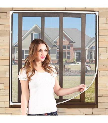 Magnetic Window Screens Near Me NeatiEase Adjustable DIY Magnetic ...