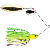 Strike King Bleeding Spinnerbait/Bleeding Fire Tiger, 3/8 oz