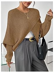 Verdusa Women's Lightweight Asymmetrical Wrap