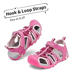 DREAM PAIRS Boys Girls Outdoor Summer Sport