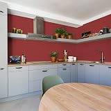 Johnstone's Kitchen Paint Hot Cherry Matt Finish Grease Resistant 2.5L view 4