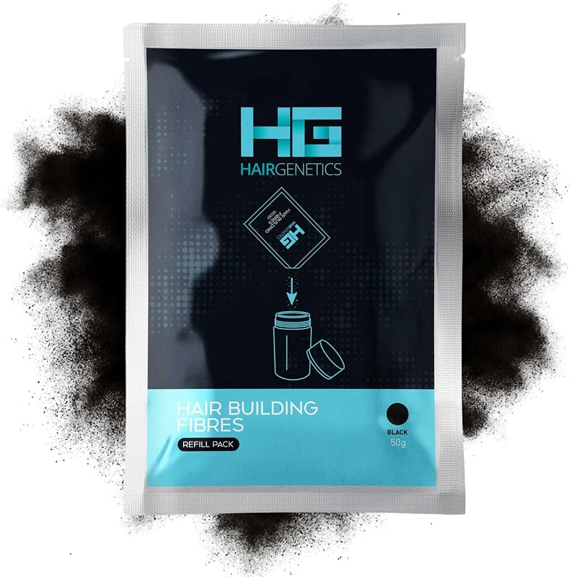 Hair Genetics Hair Fibres Refill Packs for Bald Spots Natural Colours