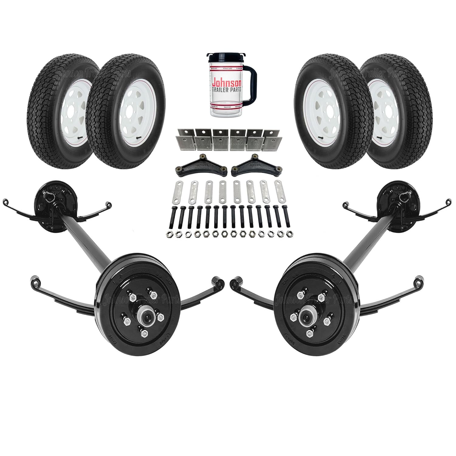 7000 lb trailer axles 6 lug