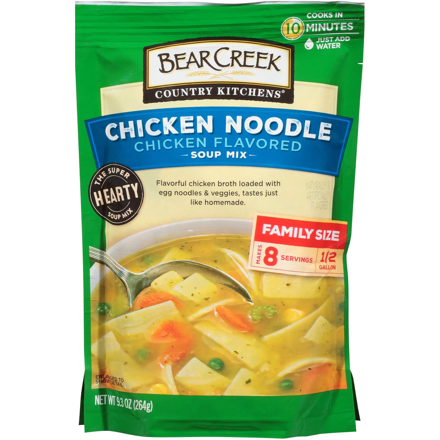 Bear Creek Soup Mix, Chicken Noodle, 9.3 Ounce (Pack of 6)
