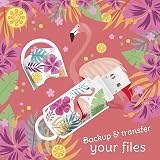 Integral 128GB XPression USB 3.2 Flamingo Pen Drive External Storage view 5