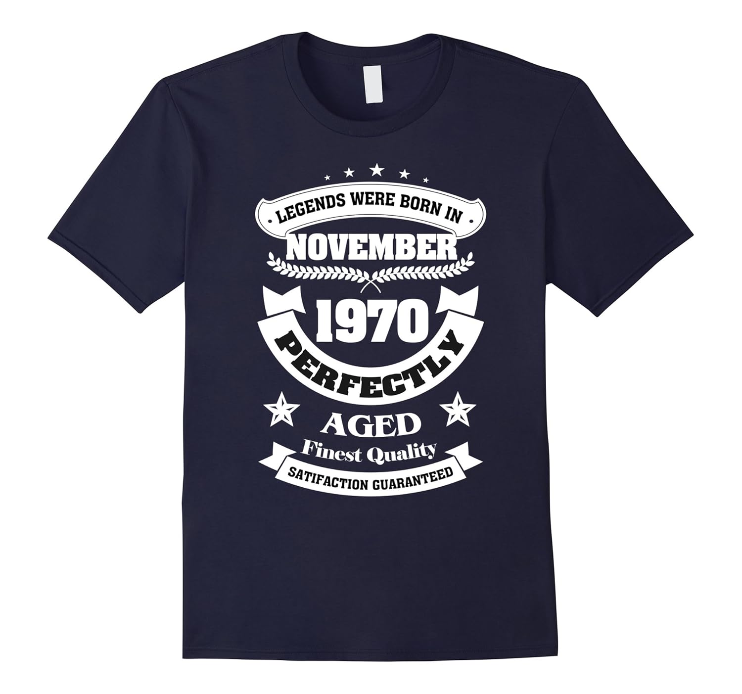 Legends Were Born In November 1970 Shirt 47th Birthday Gift-Rose