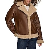 Levi's Women's Faux Leather Sherpa Lined Moto Jacket