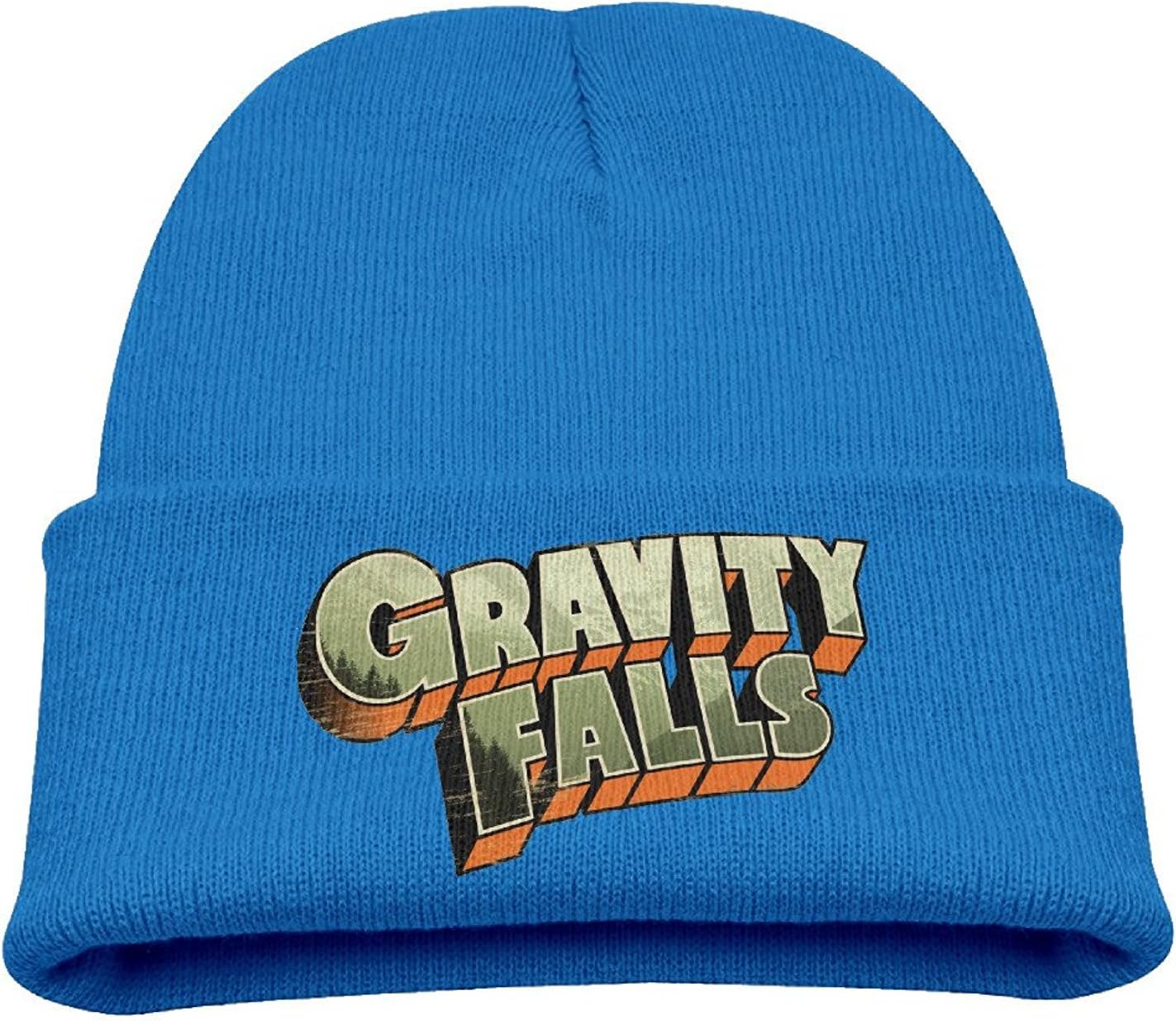 Youth Gravity Falls Logo 85% Cotton Beanies RoyalBlue